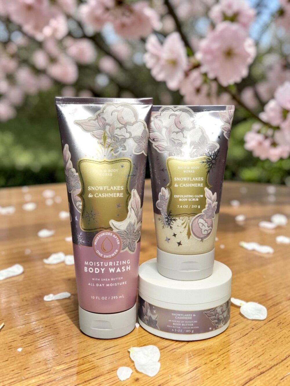 NEW❃Bath & Body Works Snowflakes & Cashmere Lot❃